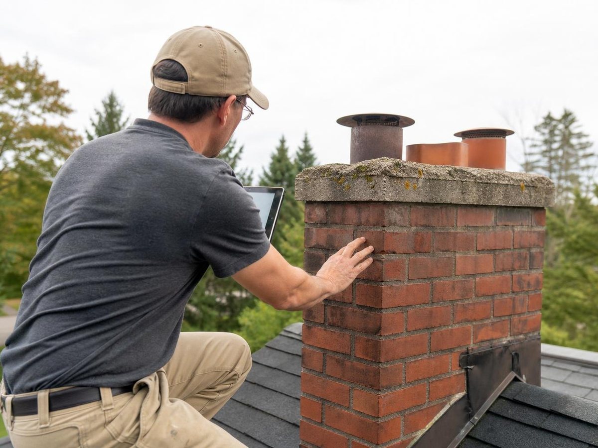 Yoder Chimney Repair work in Overland Park